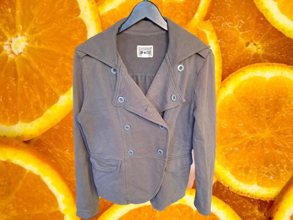 Juniors Converse Lightweight Pea Coat‎ Brown Size XL